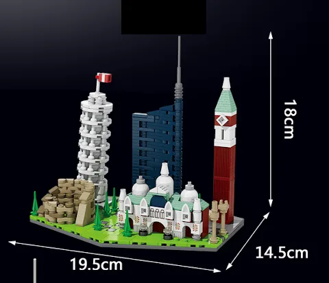 Italien aus Klemmbausteinen – LEGO