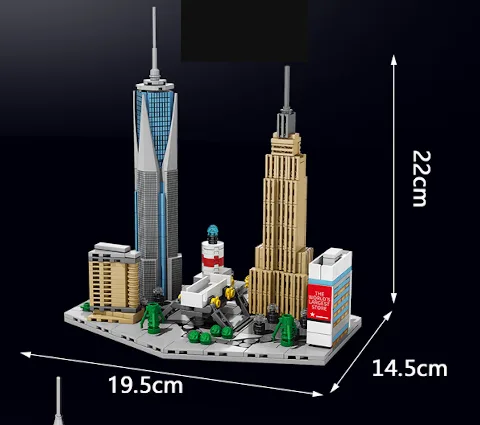 Klemmbaustein-Architektur-Serie | New York Skyline | 555 Klemmbausteine – Bild 2 – LEGO