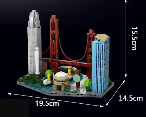 Klemmbaustein-Architektur-Serie | Skyline | 509 Klemmbausteine – Bild 3 – LEGO