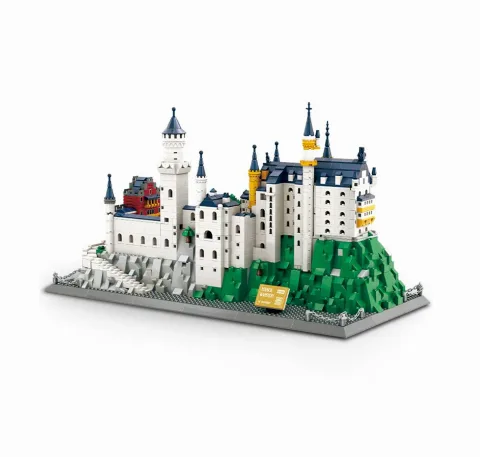 Klemmbaustein Architektur-Set | Schloss Neuschwanstein | 1969 Klemmbausteine | – Bild 3 – LEGO