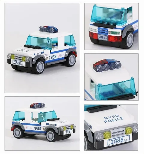 Klemmbaustein Auto-Set  | 98 Klemmbausteine | Wange 2888 – Bild 2 – LEGO