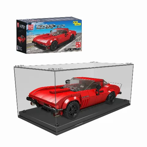 Klemmbaustein Auto Sets  | 371+ Klemmbausteine mit Displaybox | Mould King 27034 – Bild 2 – LEGO