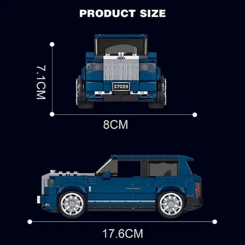 Klemmbaustein Auto Sets  | 474+ Klemmbausteine mit Displaybox | Mould King 27029 – Bild 3 – LEGO