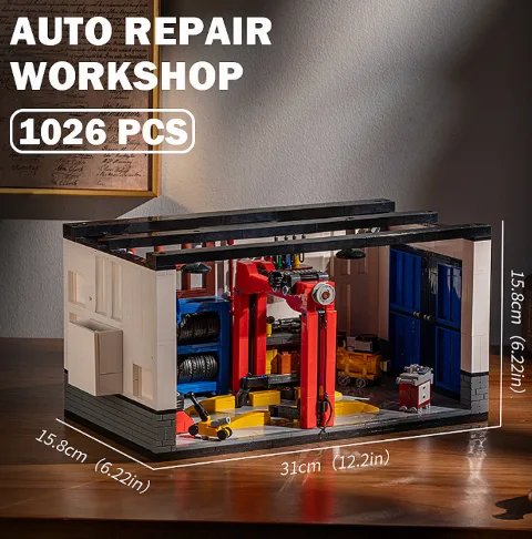 Klemmbaustein-Autoreparatur II | Autozubehör | 1030 Klemmbausteine | X5006 – Bild 3 – LEGO