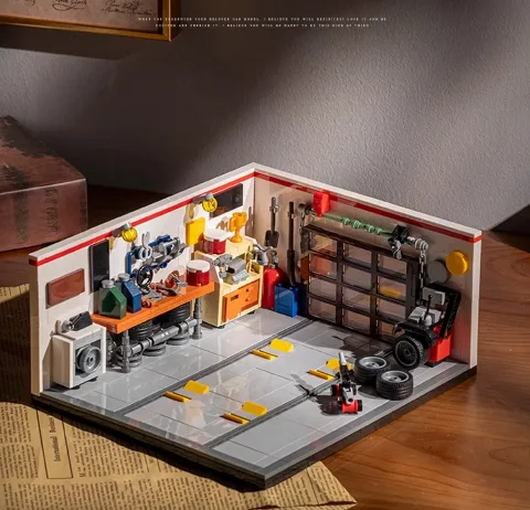 Klemmbaustein-Autoreparatur II | Autozubehör | 530 Klemmbausteine | X5007 – Bild 3 – LEGO
