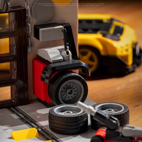 Klemmbaustein-Autoreparatur II | Autozubehör | 530 Klemmbausteine | X5007 – Bild 4 – LEGO