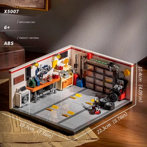 Klemmbaustein-Autoreparatur II | Autozubehör | 530 Klemmbausteine | X5007 – Bild 5 – LEGO