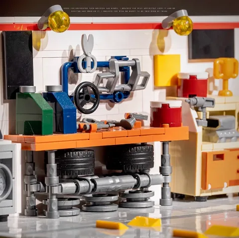 Klemmbaustein-Autoreparatur II | Autozubehör | 530 Klemmbausteine | X5007 – Bild 2 – LEGO