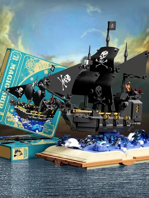 Klemmbaustein Black Pearl | Magic Ship Black Pearl 13019 | 919 Klemmbausteine – Bild 2 – LEGO