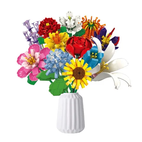Klemmbaustein Blumenstrauß | 1064 Klemmbausteine – LEGO