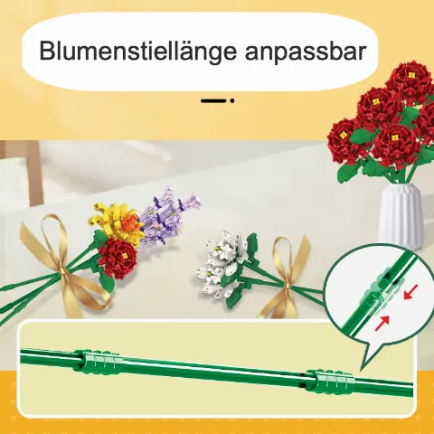 Klemmbaustein Blumenstrauß | 1064 Klemmbausteine – LEGO