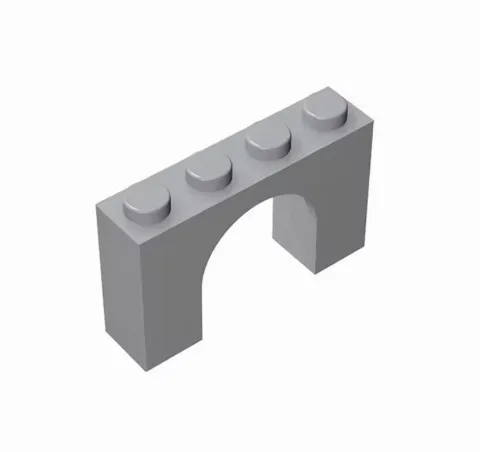 Klemmbaustein-Bogen 1x4x2 | 6182 | 30 Stück