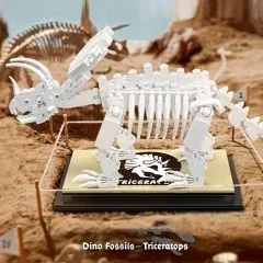 Klemmbaustein-Dinosaurierfossil | Triceratops | 397 Klemmbausteine | MouldKing – Bild 4 – LEGO