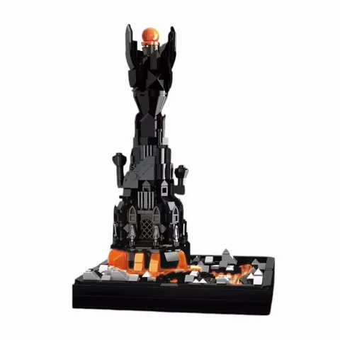 Klemmbaustein Fantasie-Set | Dunkler Turm +LEUCHTSTEIN | 892 Klemmbausteine | JD – Bild 4 – LEGO