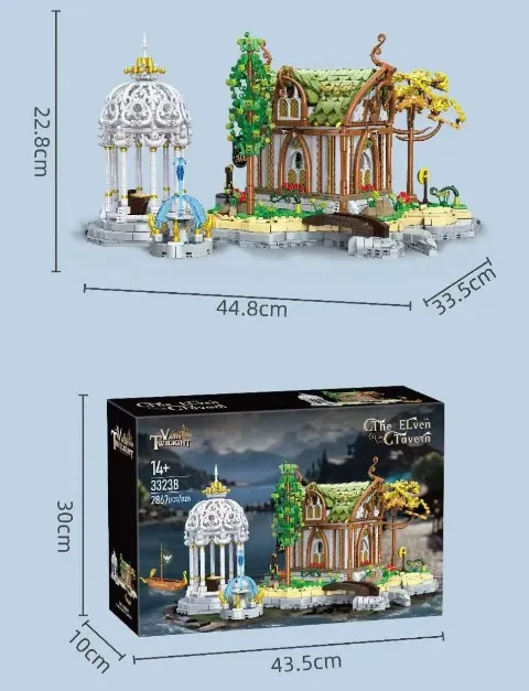 Klemmbaustein-Fantasie-Tal | 2867 Klemmbausteine "The ElvenTavern" – Bild 3 – LEGO