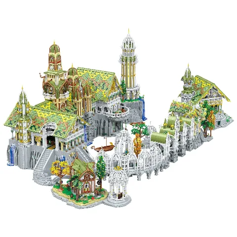 Klemmbaustein-Fantasie-Tal | 2052 Klemmbausteine "The Elven City" â Bild 5 â LEGO