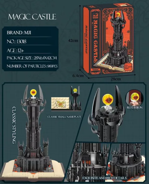 Klemmbaustein Fantasie-Turm-Set | MJI 13010 Castle Magic Book | 969 Klemmbauste – Bild 3 – LEGO