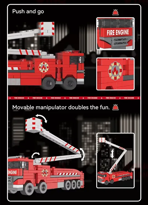 Klemmbaustein Feuerwehr Set – LEGO