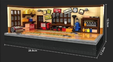 Klemmbaustein-Garage | Autozubehör | 750 Klemmbausteine JD098 – Bild 4 – LEGO