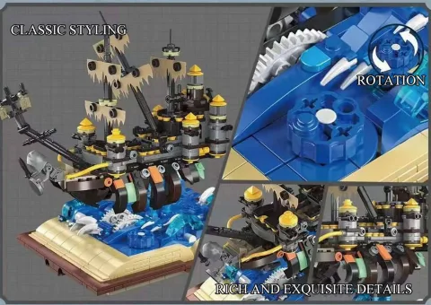 Klemmbaustein Geisterschiff | Magic Ship 13046 | 1028 Klemmbausteine – Bild 2 – LEGO
