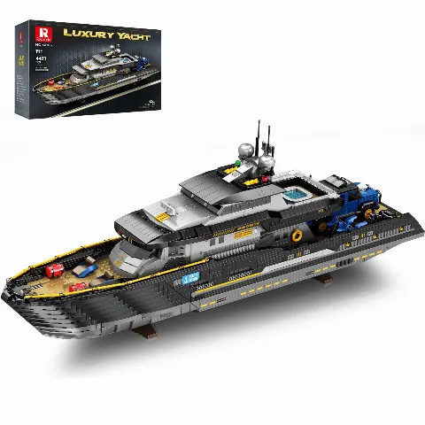Klemmbaustein-Luxusyacht | 4421 Klemmbausteine | Reobrix – Bild 2 – LEGO