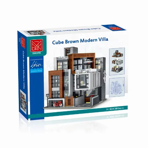 Klemmbaustein Modularhaus-Set | 3623 Klemmbausteine | Mork Moderne Villa 10204 – Bild 4 – LEGO