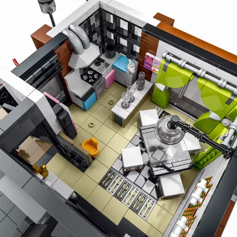 Klemmbaustein Modularhaus-Set | 3623 Klemmbausteine | Mork Moderne Villa 10204 – Bild 3 – LEGO