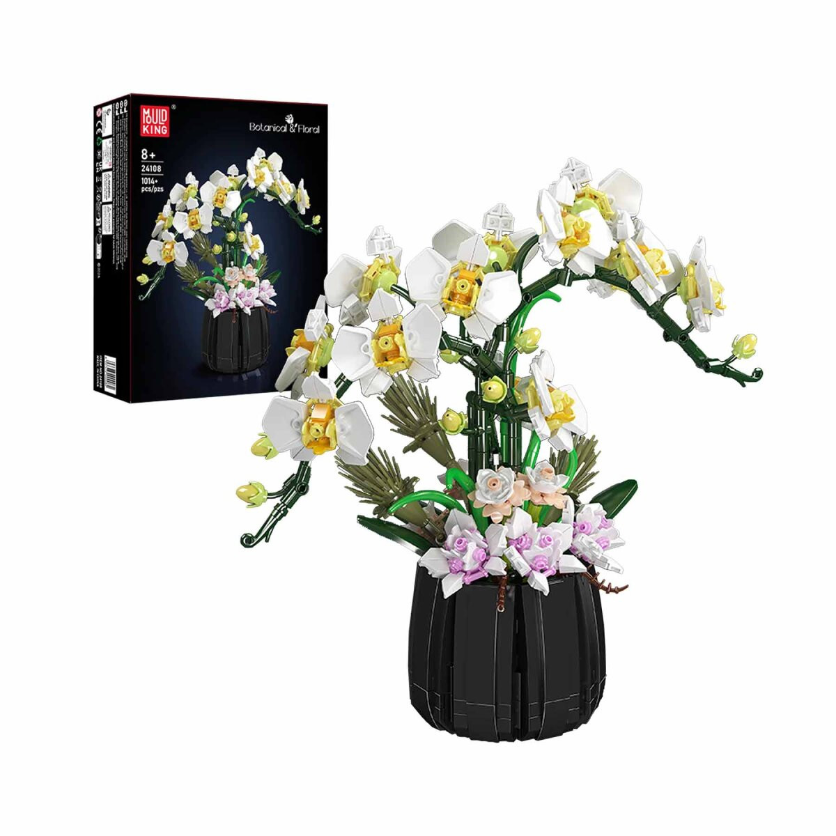 Klemmbaustein-Blumen