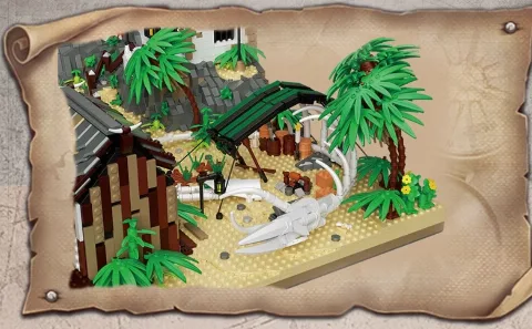 Klemmbaustein-Pirateninsel | 8025 Klemmbausteine | Baka 33923 – Bild 5 – LEGO