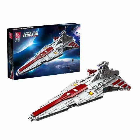 Klemmbaustein-Raumschiff-Set | 960 Klemmbausteine | Jiestar – Bild 5 – LEGO