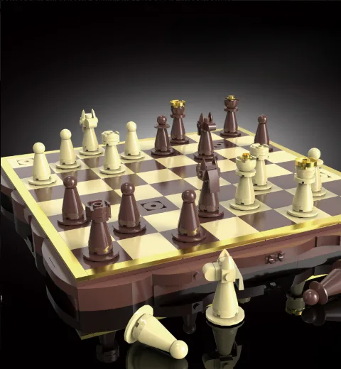 Klemmbaustein Schachspiel | DK 5030 Chess | 816 Klemmbausteine – Bild 2 – LEGO