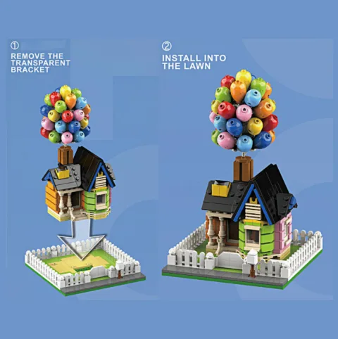 Klemmbaustein Set "Ballonhaus" | DK 7025 | 686 Klemmbausteine – Bild 2 – LEGO