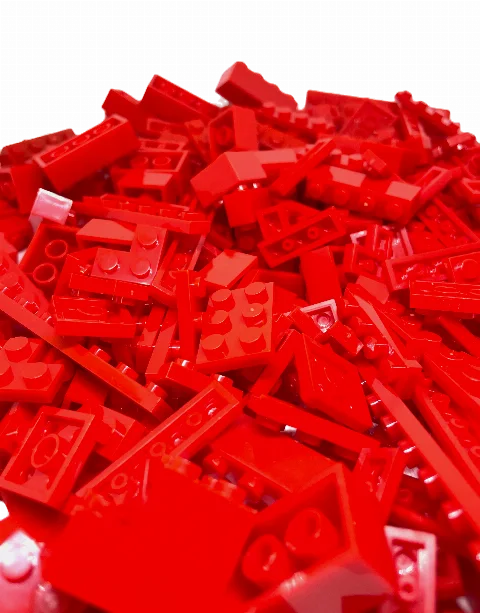 Klemmbaustein-Sparpack: 1/4 KILOGRAMM Basissteine + Basisplatten + Schrägen – Bild 2 – LEGO