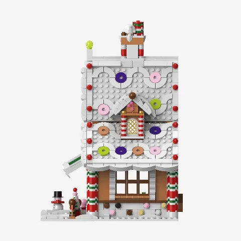 Lebkuchenhaus aus Klemmbausteinen | 1455 Klemmbausteine – Bild 4 – LEGO