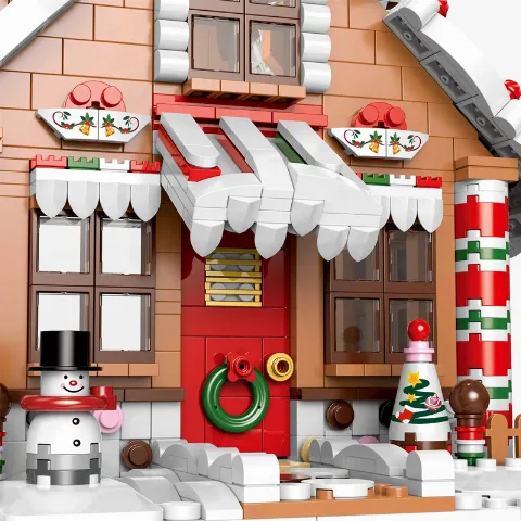 Lebkuchenhaus aus Klemmbausteinen | 1455 Klemmbausteine – Bild 3 – LEGO