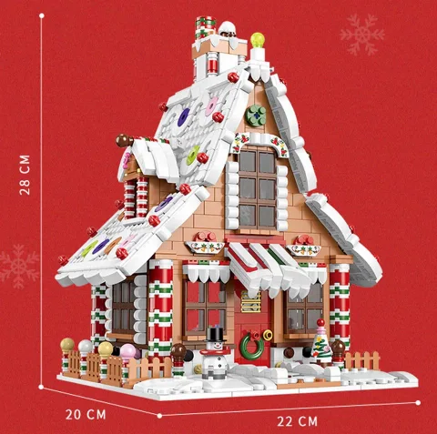 Lebkuchenhaus aus Klemmbausteinen | 1455 Klemmbausteine – Bild 5 – LEGO