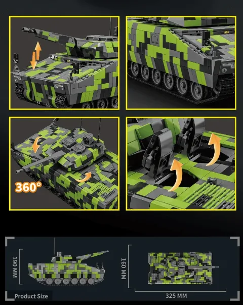 Lynx-Panzer | 2709 Klemmbausteine | 12GO – Bild 3 – LEGO