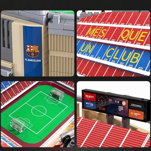 Barcelona Camp Nou Klemmbaustein-Set von CaDA – LEGO