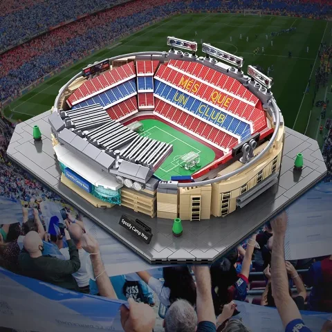 Barcelona Camp Nou Klemmbaustein-Set von CaDA – LEGO