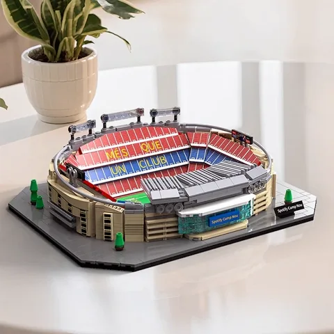 Barcelona Camp Nou Klemmbaustein-Set von CaDA – LEGO