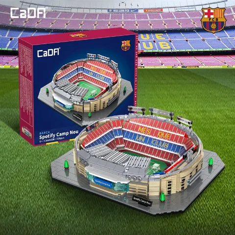 Offizielles FC Barcelona Stadion "Camp Nou" | LIZENZPRODUKT | 728 Klemmbausteine