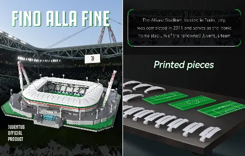 JUVENTUS TURIN ALLIANZ STADIUM KLEMMBAUSTEINE BRICKS – LEGO