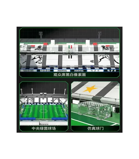 JUVENTUS TURIN ALLIANZ STADIUM KLEMMBAUSTEINE BRICKS – LEGO