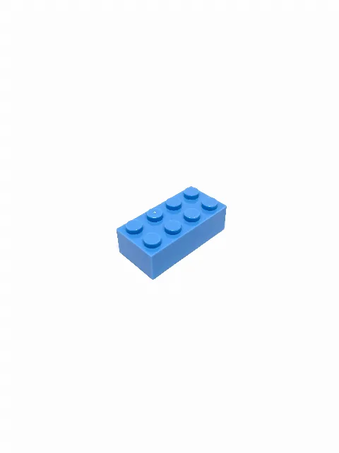 Penny Bricks® Brick 2x4 | Klemmbaustein 2x4 (200 Stück) | 3001 – LEGO