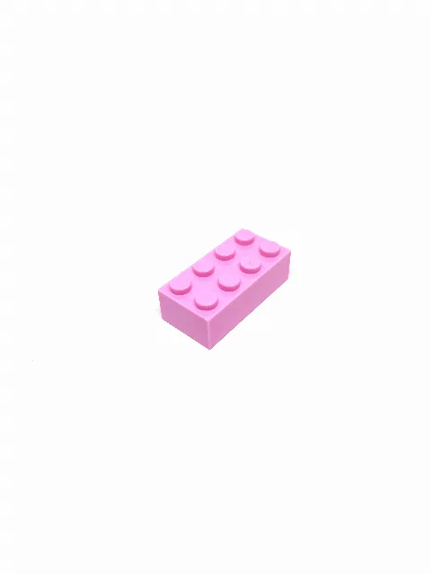 Penny Bricks® Brick 2x4 | Klemmbaustein 2x4 (200 Stück) | 3001 – LEGO