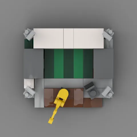 Stadionserie | Elversberg | 74 Klemmbausteine | BrickStadium x PennyBricks – Bild 2 – LEGO