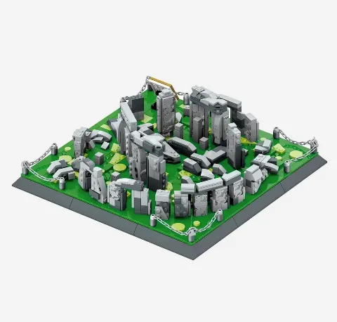 Stonehenge Klemmbaustein Set | Wange 4224 | 753 Klemmbaustein – Bild 4 – LEGO