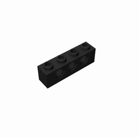 Technic, Klemmbaustein 1 x 4 with Holes | 3701 | 50 Stück – Bild 2 – LEGO
