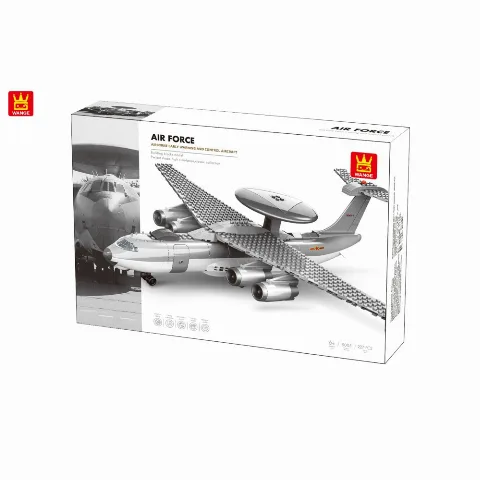 Wange 5005 Frühwarnflugzeug | 199 Klemmbausteine – Bild 2 – LEGO