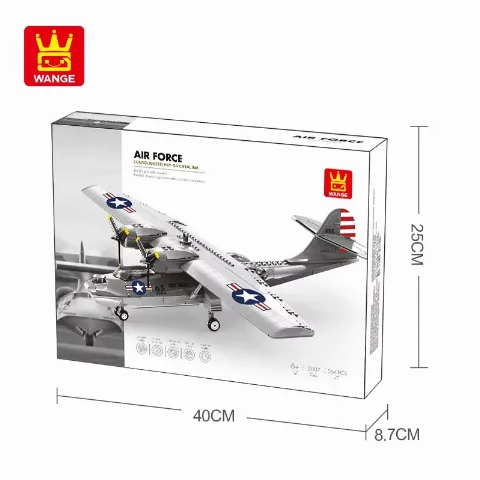 Wange 5007 PBY-5A Catalina | 364 Klemmbausteine – Bild 3 – LEGO